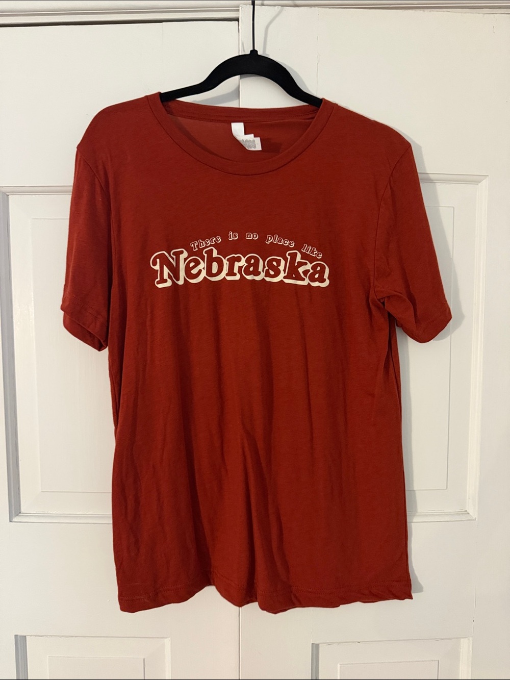 Nebraska Graphic Tee - Rust Red Men's Shirt